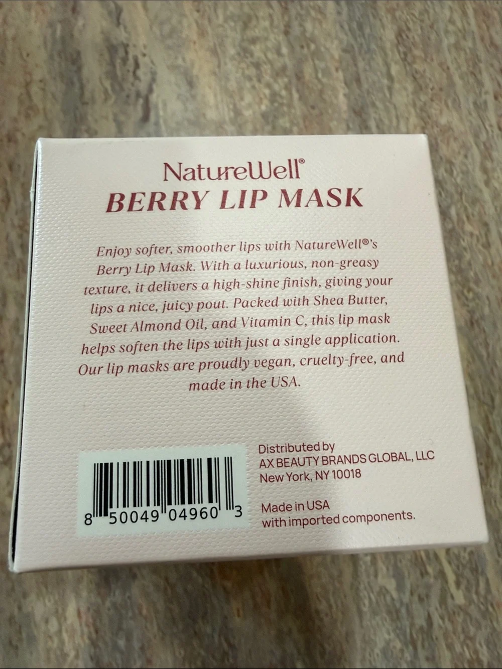 NEW NatureWell Berry Moisturizing Lip Mask